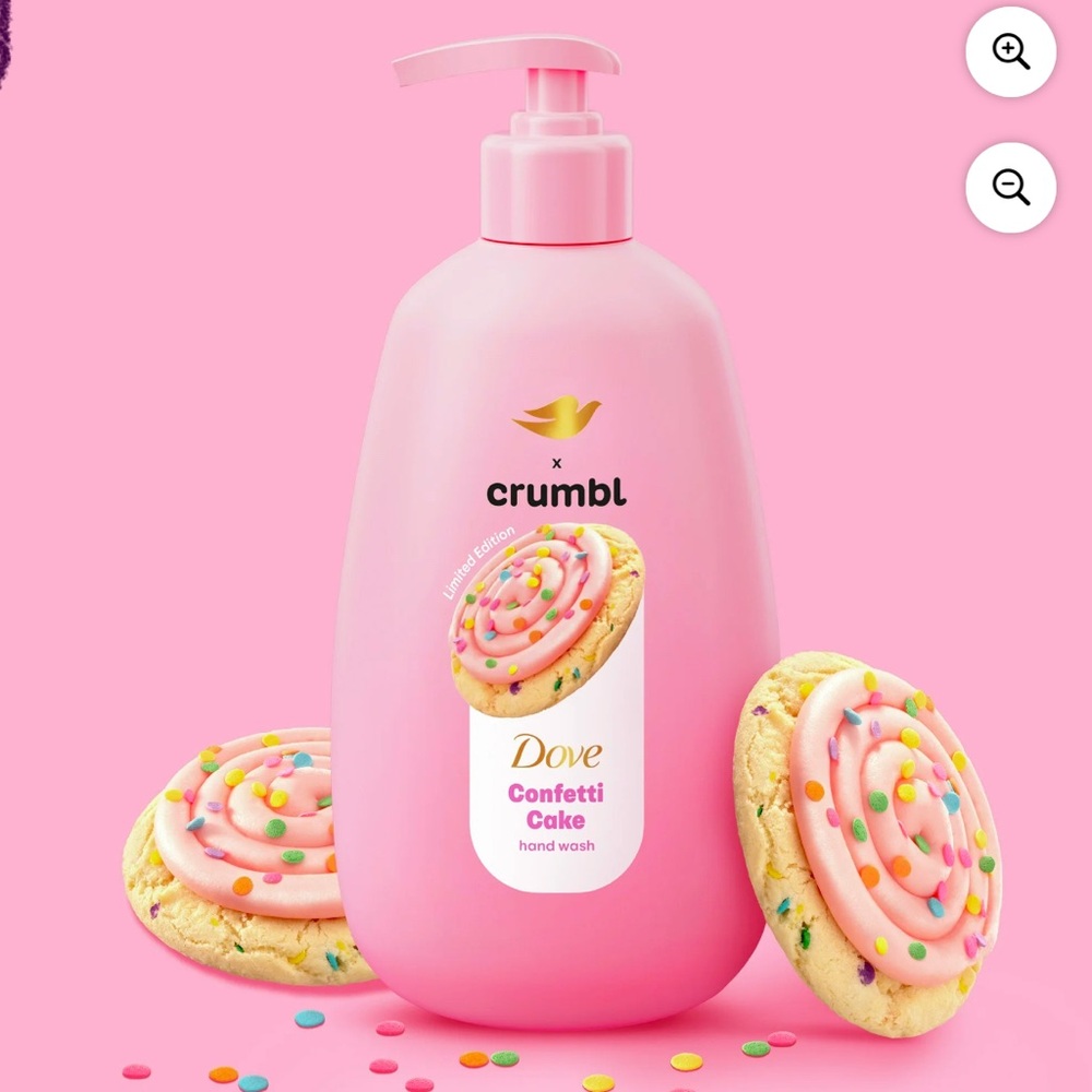 Dove Crumbl Confetti Cake Hand Wash - Pink